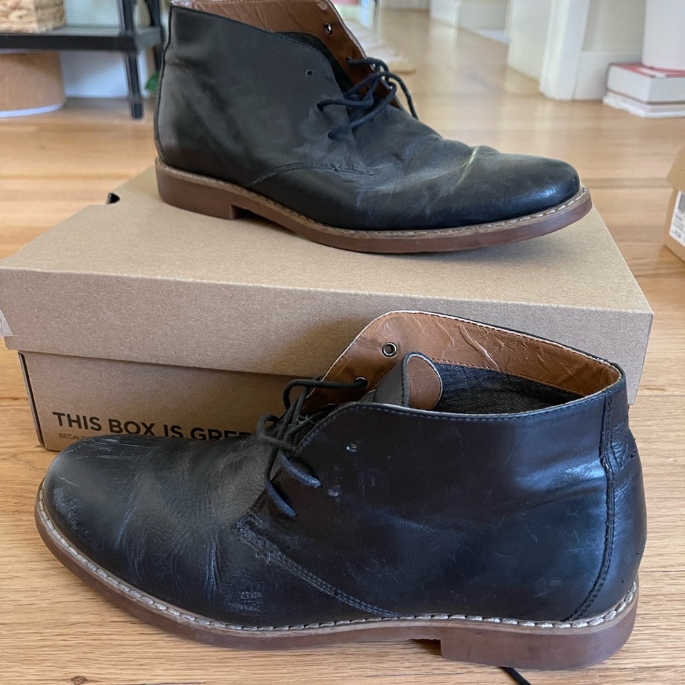 Aldo Black Chukka Style Boot